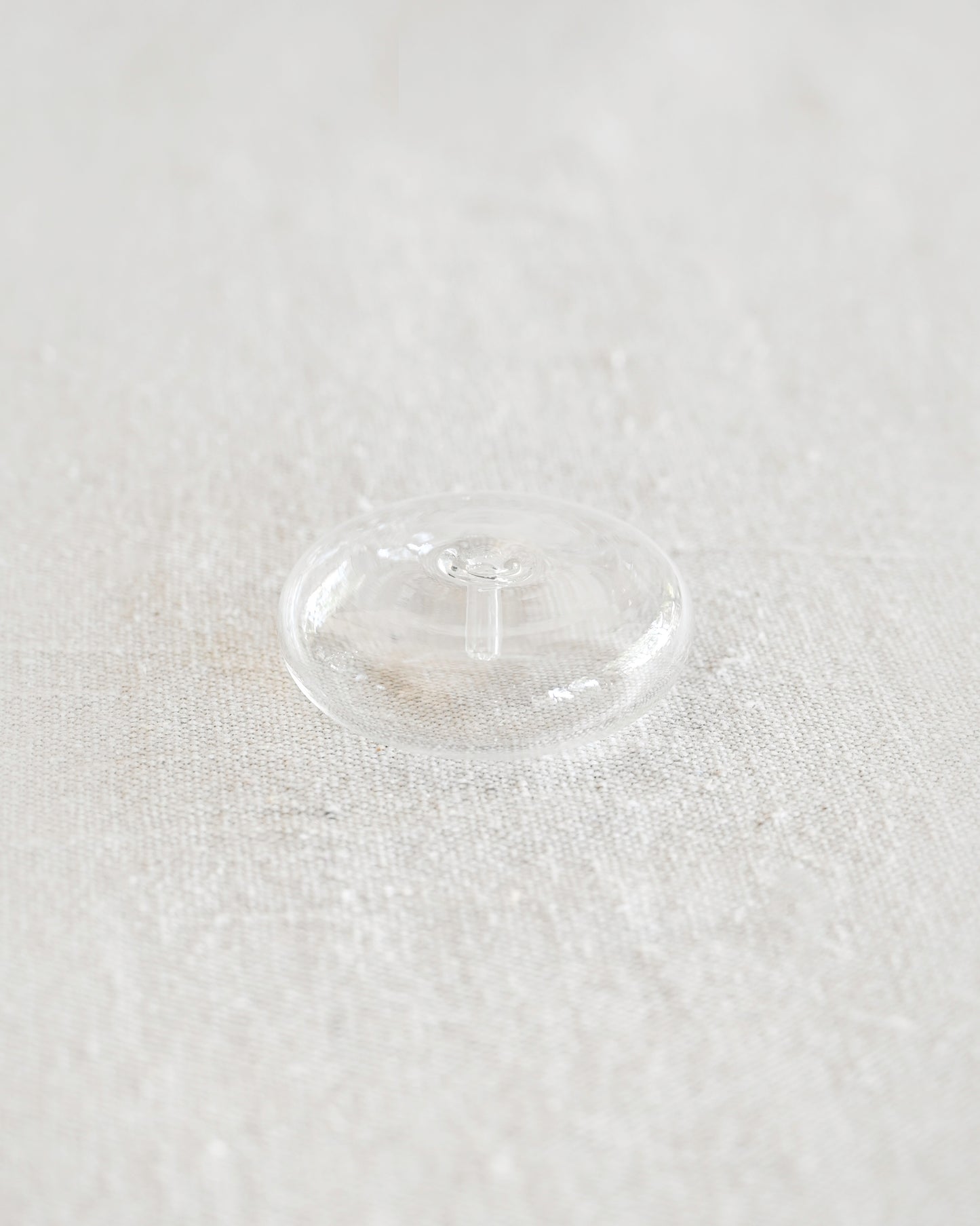 Bubble Glass Incense Holder - Clear