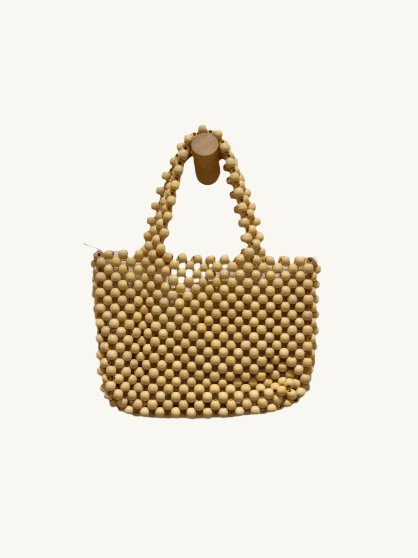 Bryn Beaded Bag - Natural
