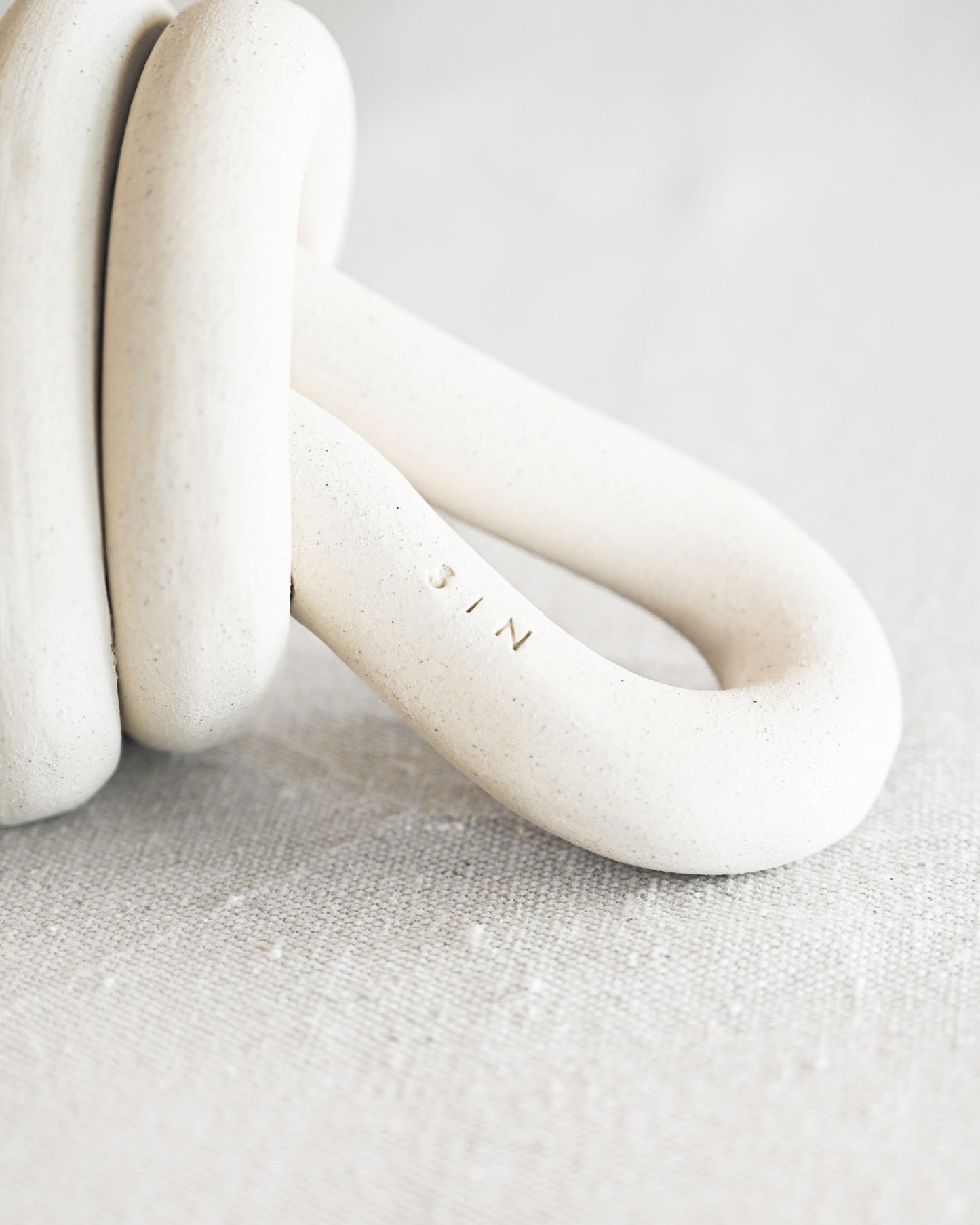 Double Loop XL Knot - Bone