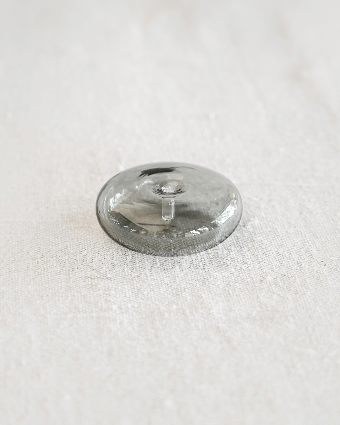 Bubble Glass Incense Holder - Smoke