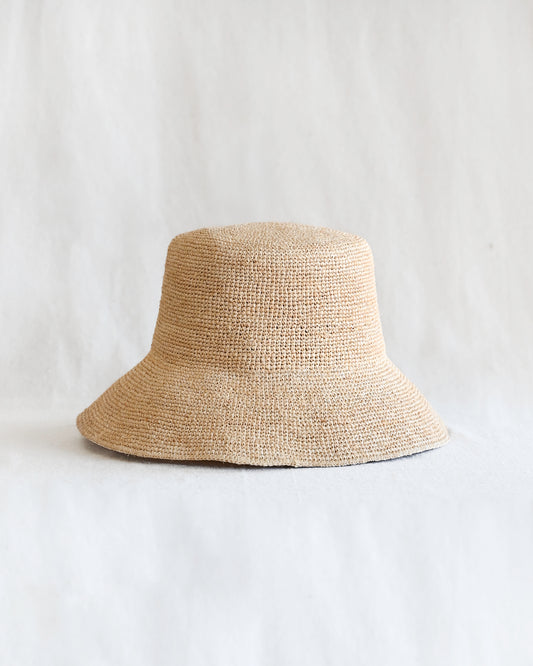 Crochet Bucket Hat - Natural