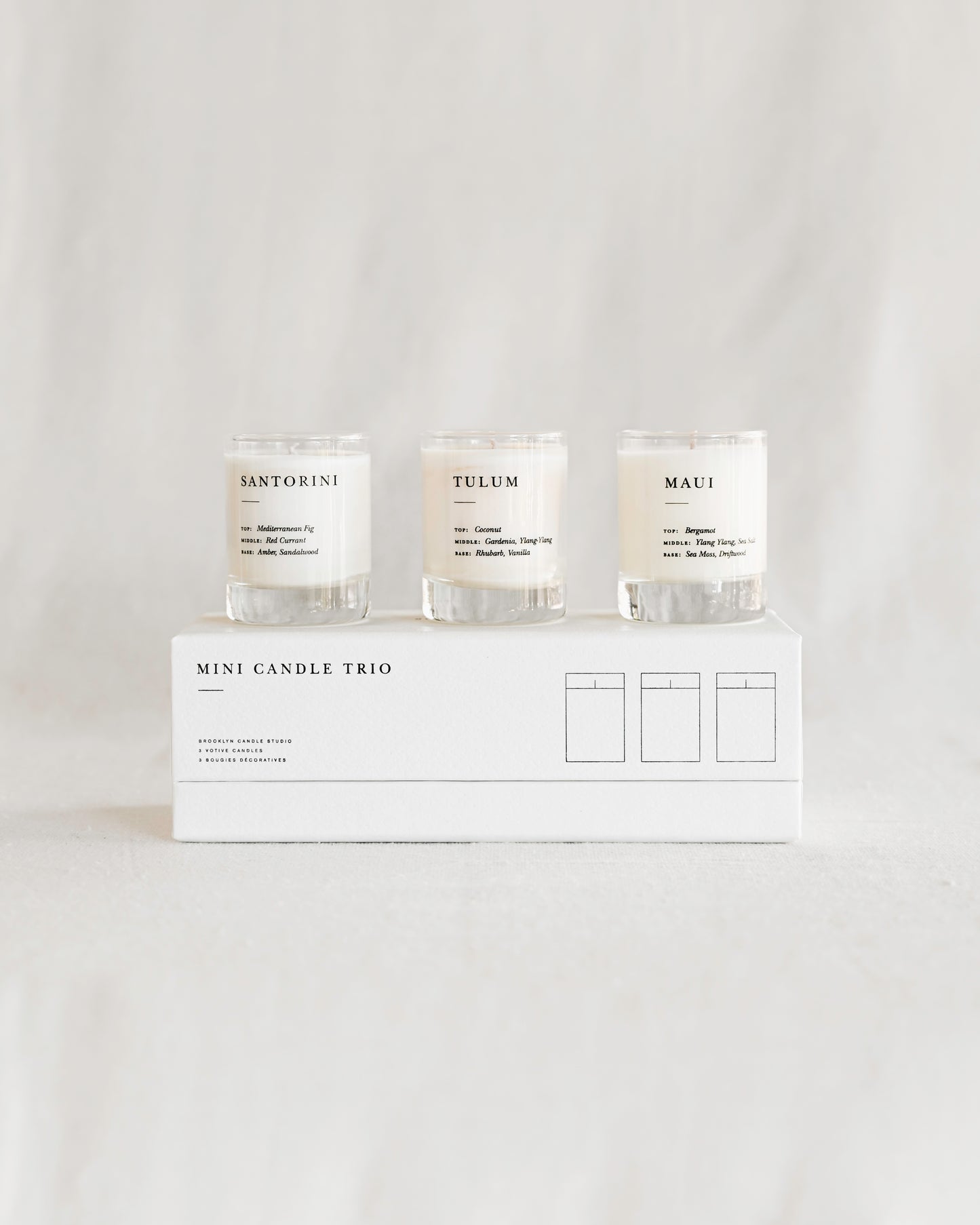 Mini Candle Gift Set Trio - Fresh + Floral