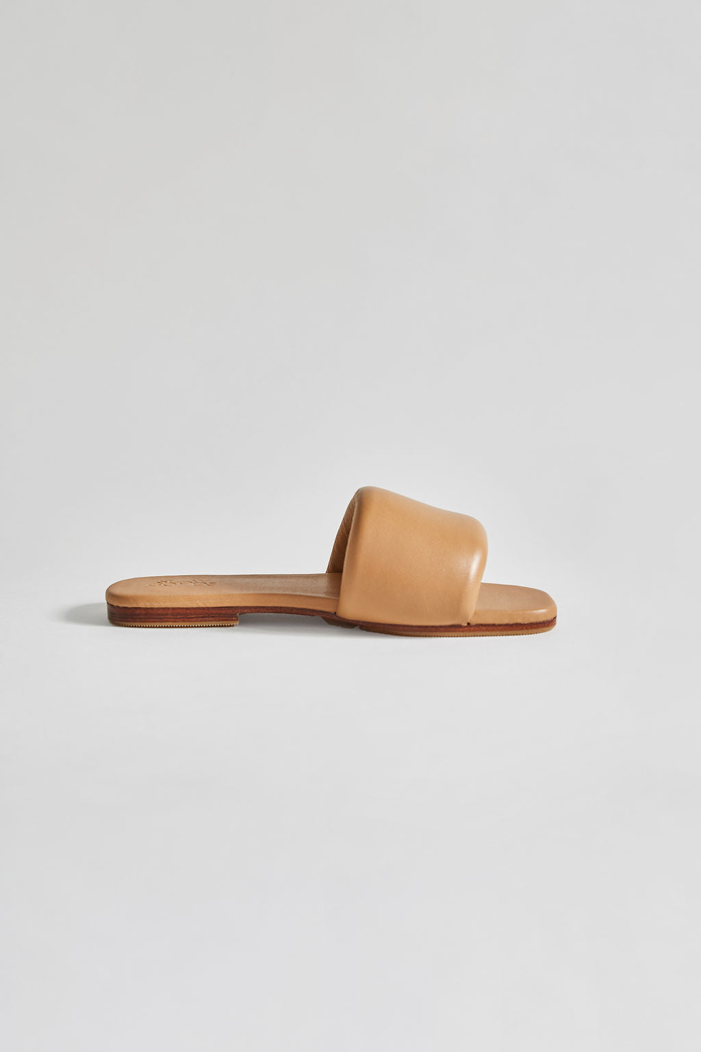 Rye Puff Slide - Tan