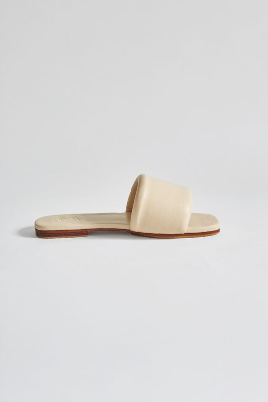 Rye Puff Slide - Cream