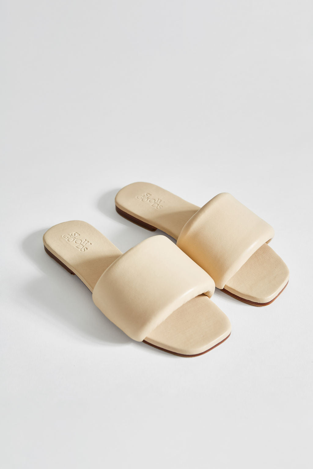Rye Puff Slide - Cream