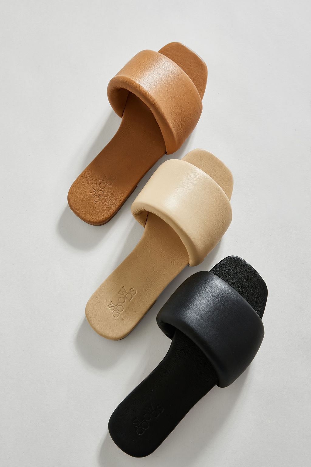 Rye Puff Slide - Cream