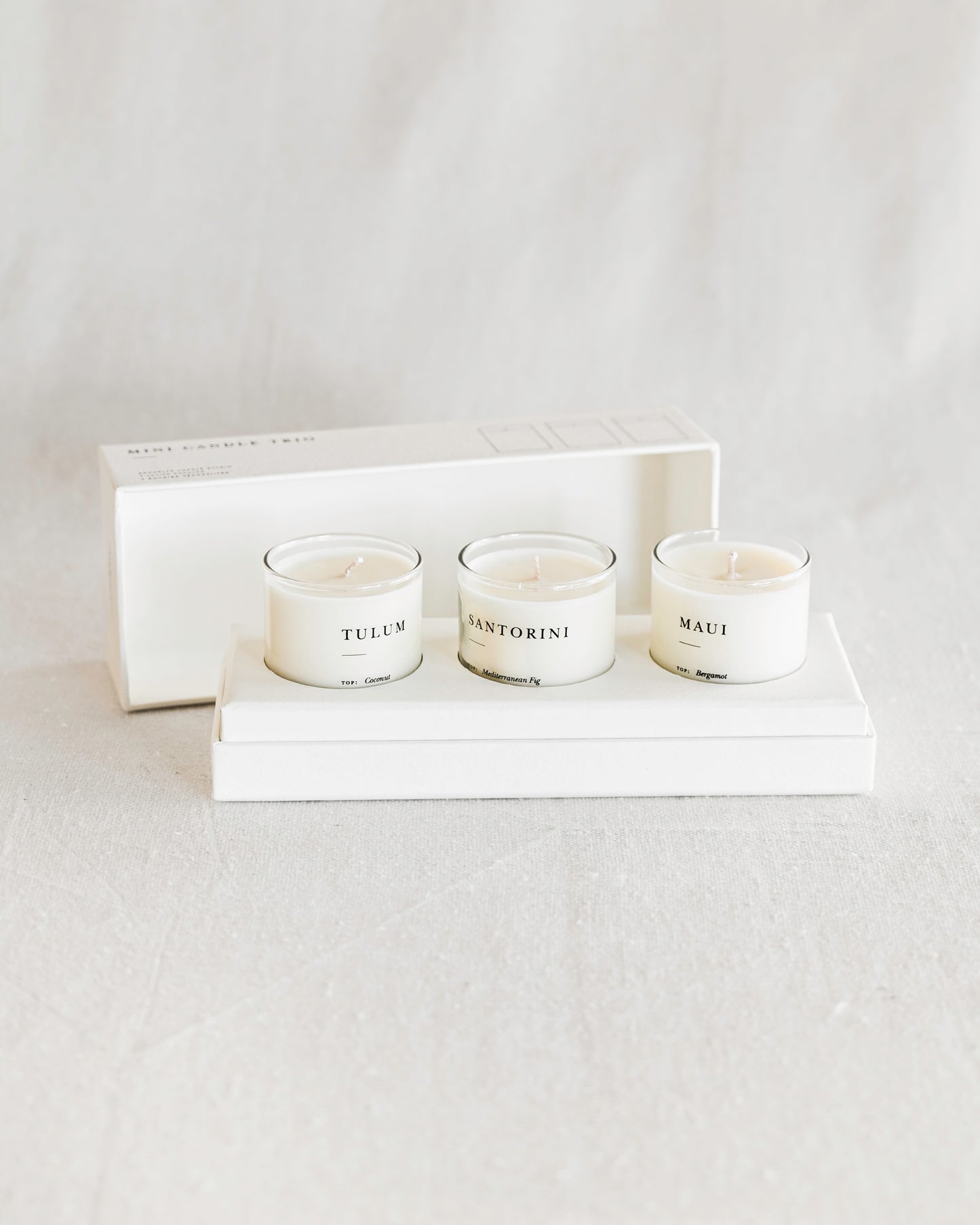 Mini Candle Gift Set Trio - Fresh + Floral