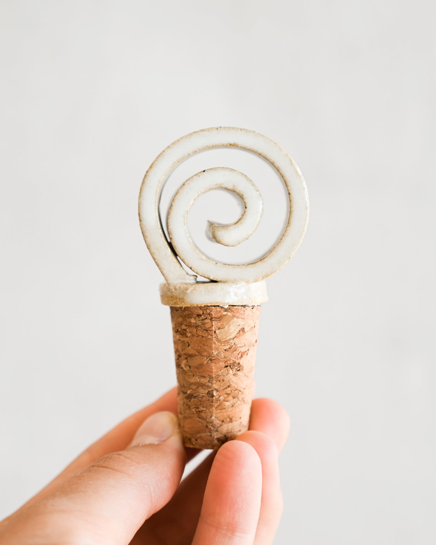 Ceramic Wine Topper - Swirl