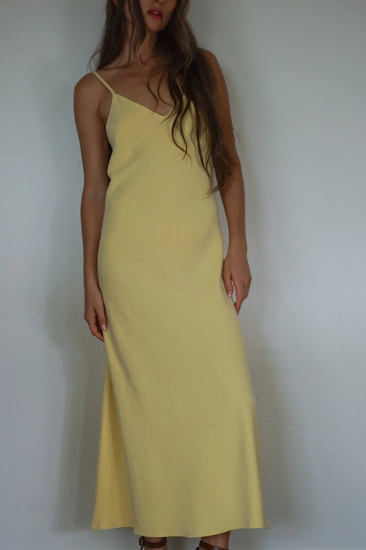 Leo Slip Dress - Butter