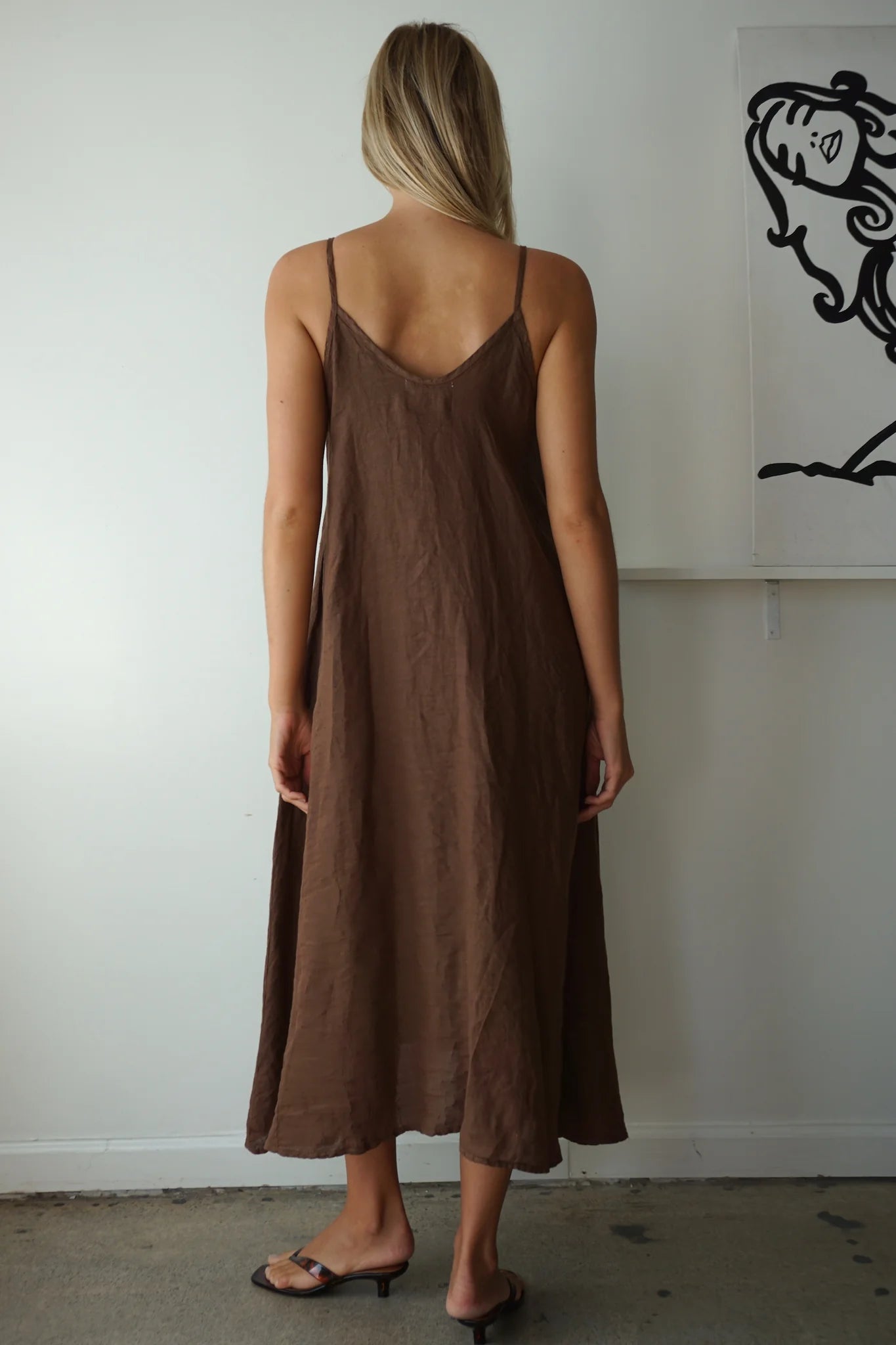 Paia Maxi Dress - Espresso