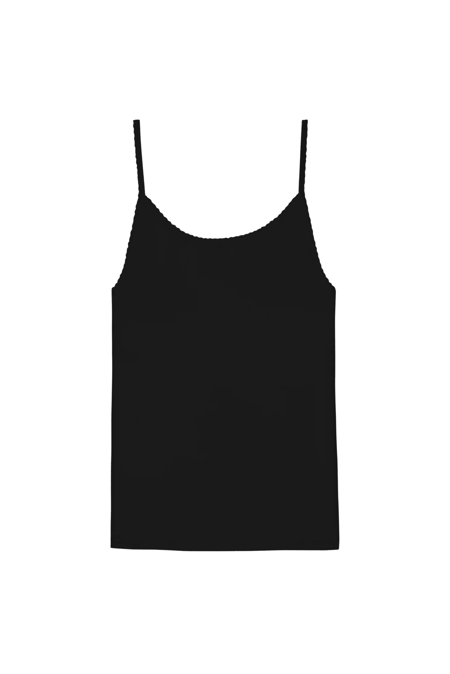 Baby Rib Scallop Tank - Jet