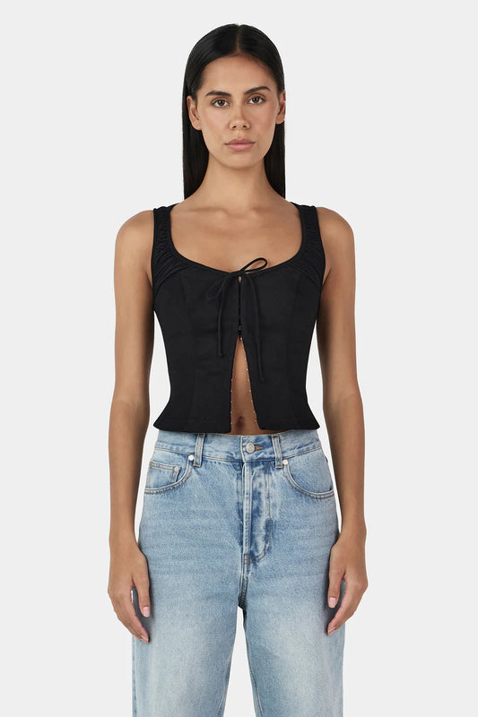 Honey Corset Top - Black