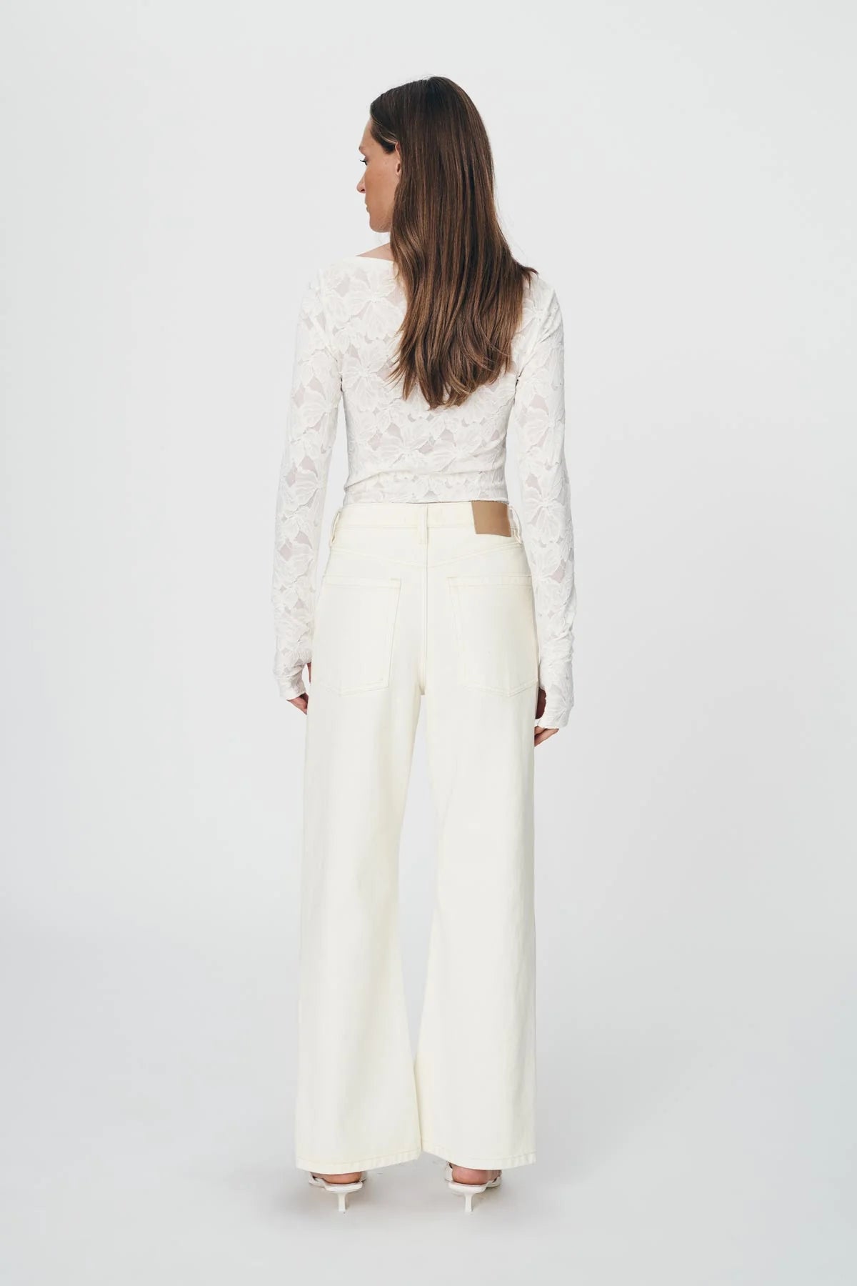Molly Classic Jeans - Chalk