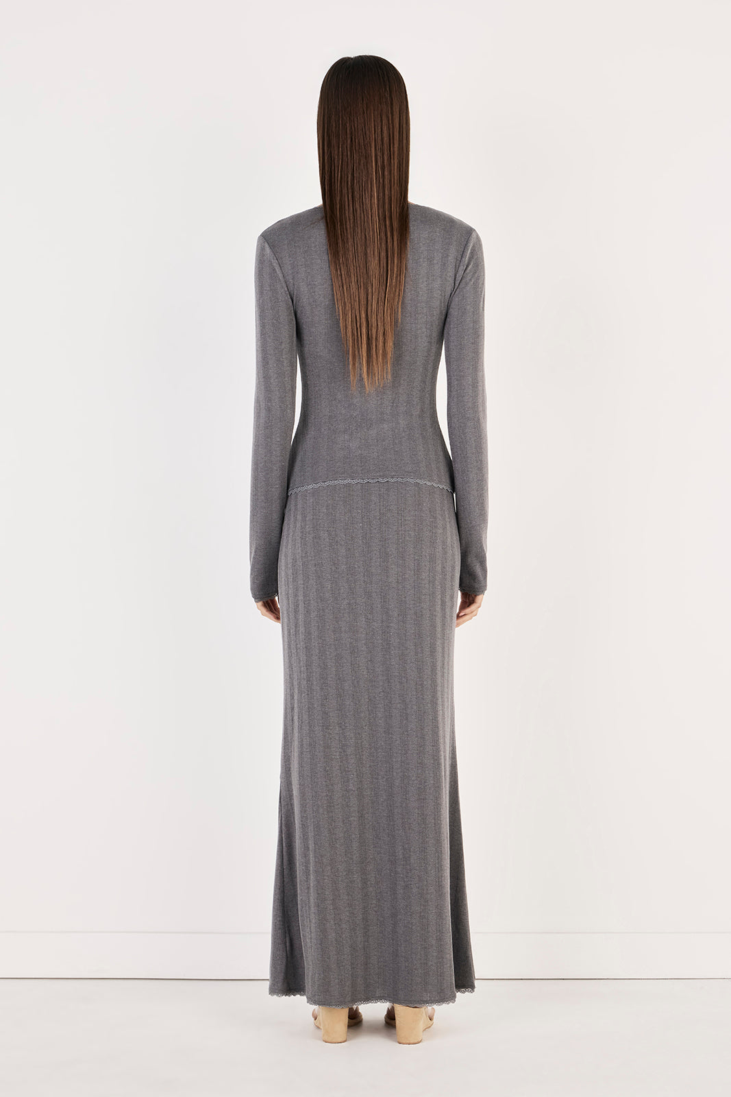 Alanis Cardi Top - Grey