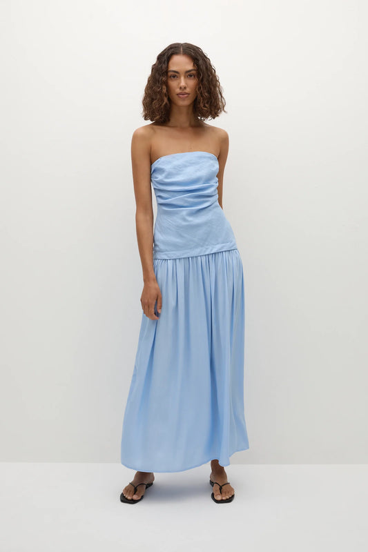 Hedy Maxi Dress - Mineral Blue