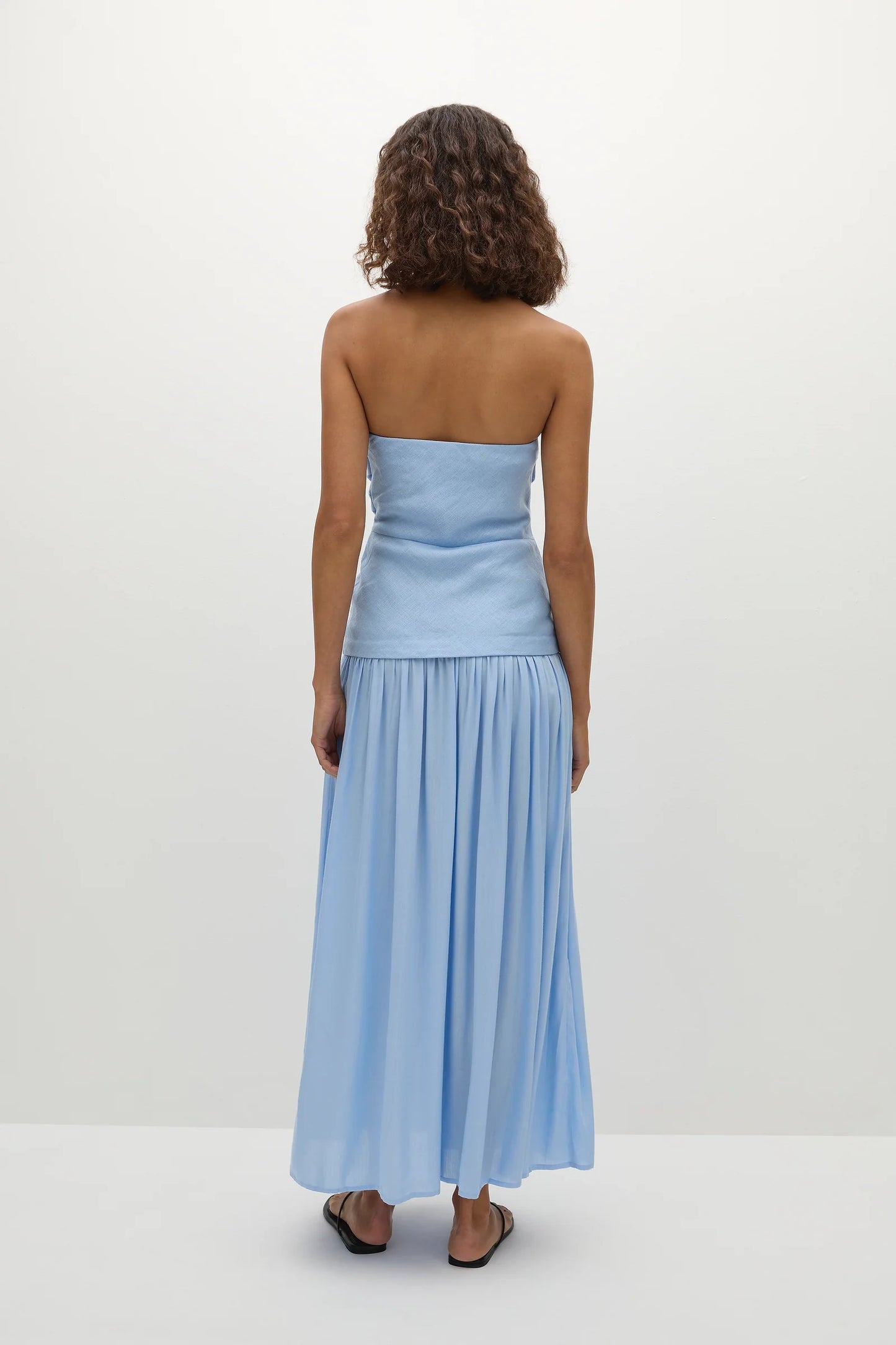 Hedy Maxi Dress - Mineral Blue