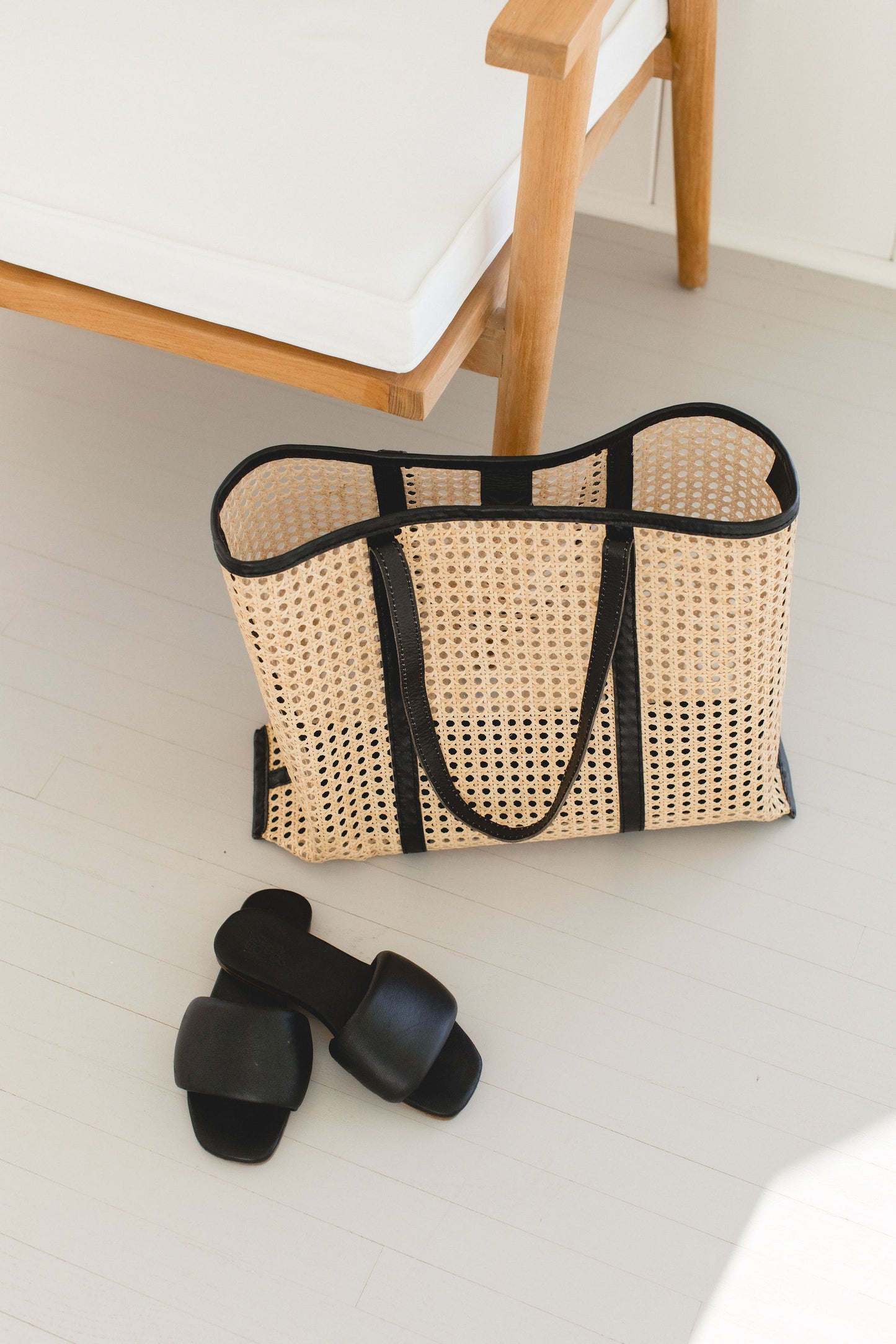 Rye Puff Slide - Black
