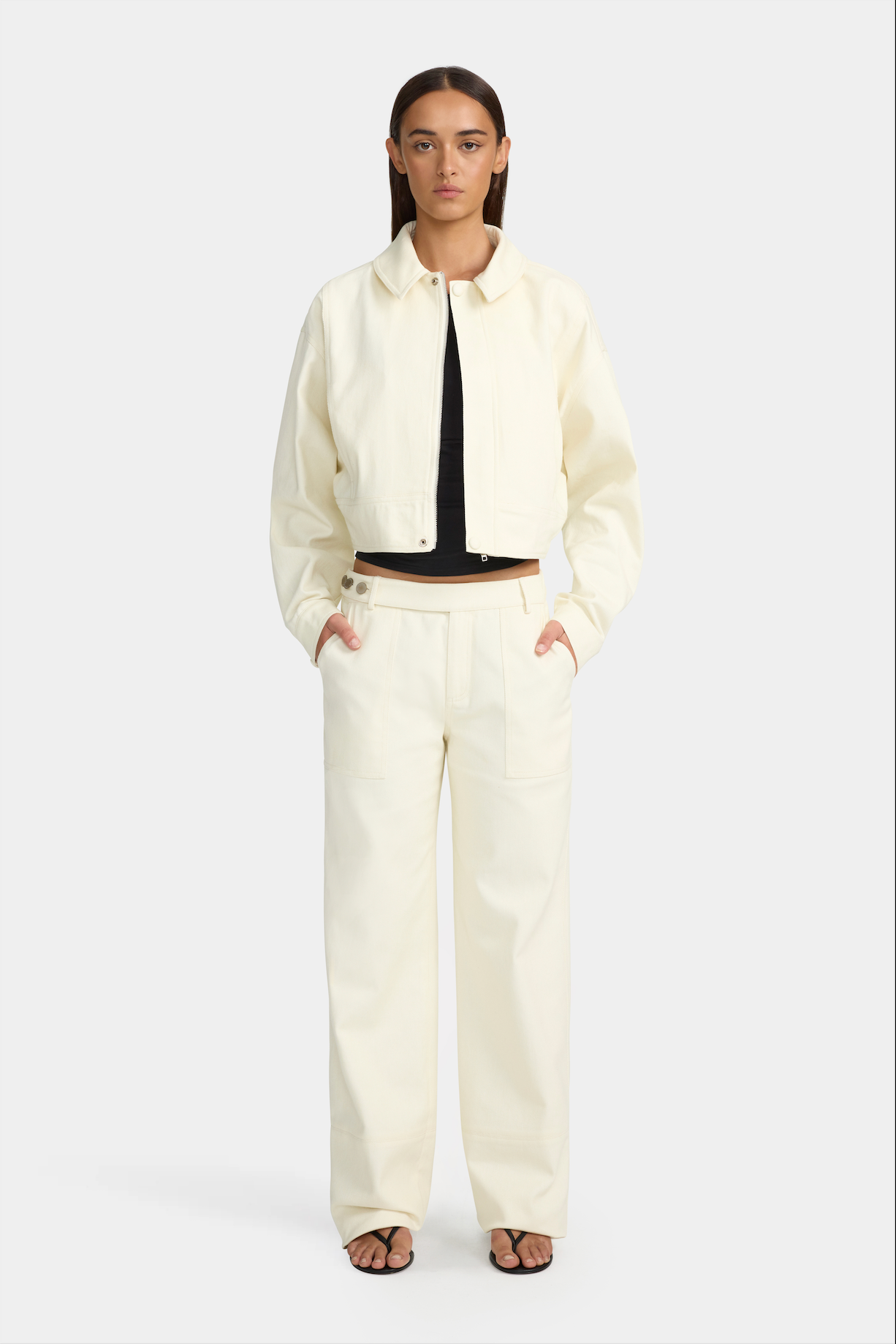 Tobias Bomber Jacket - Bone