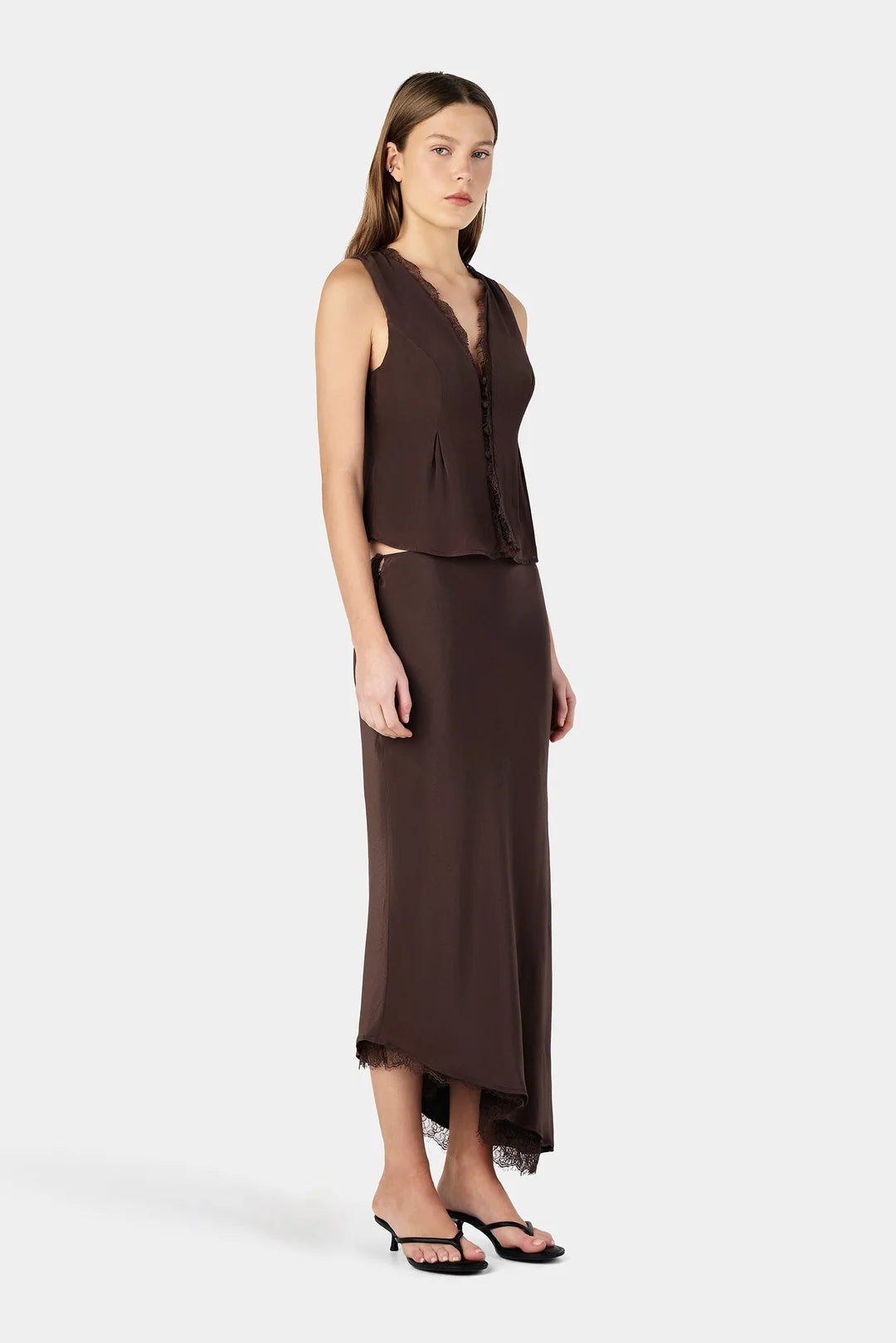 Connie Skirt - Chocolate