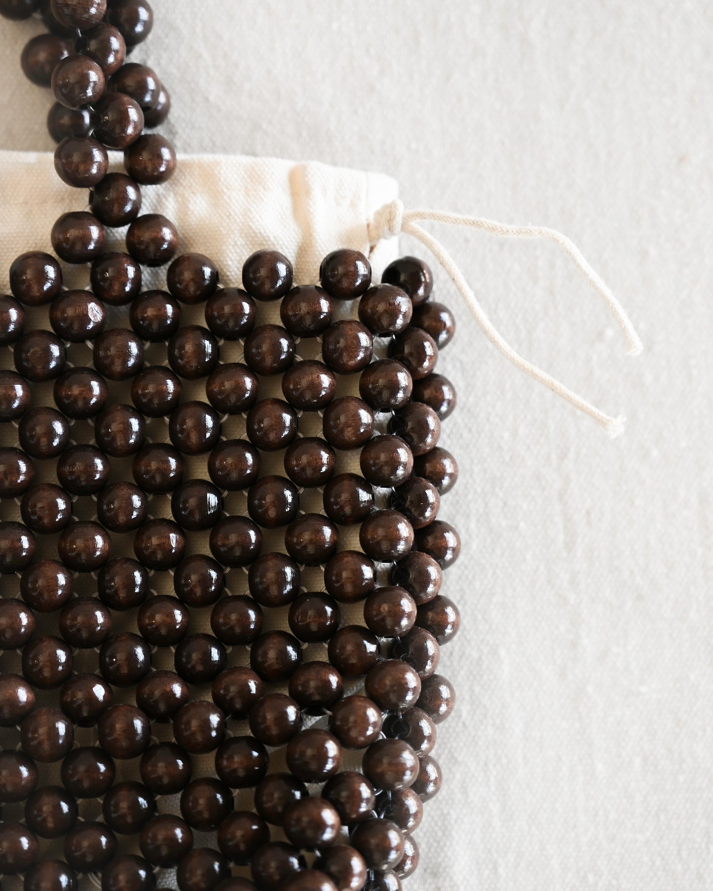 Bryn Beaded Bag - Chocolate
