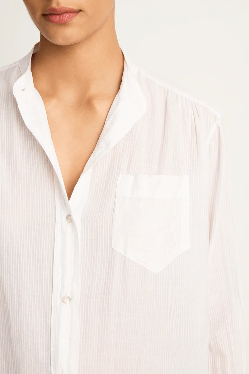 Lido Shirt Dress - White