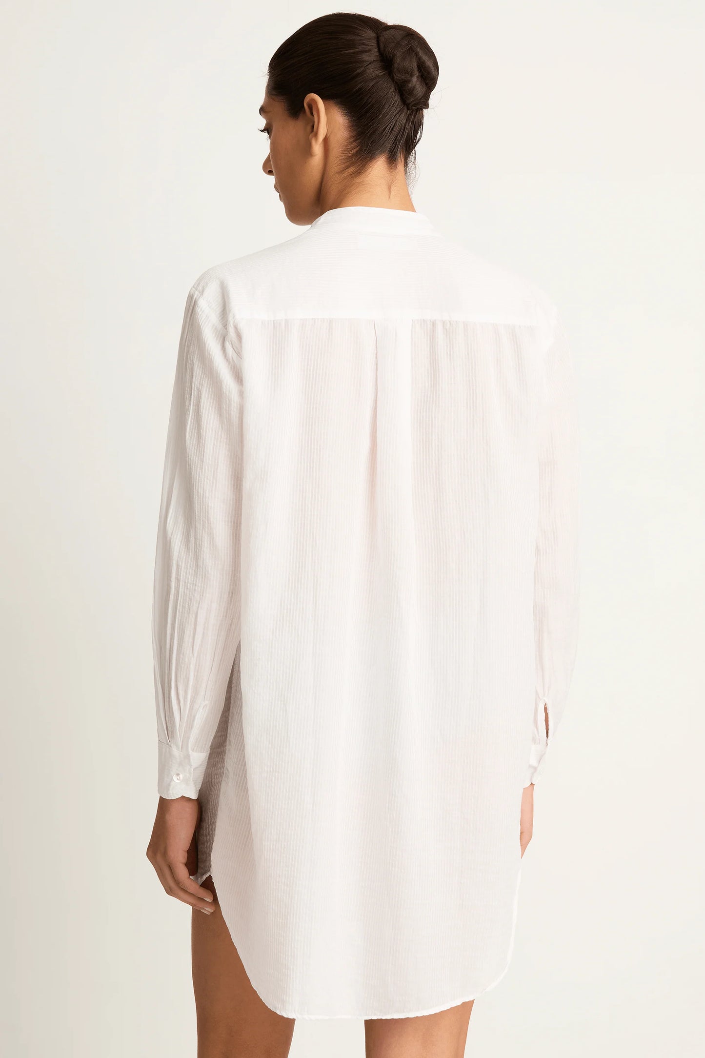 Lido Shirt Dress - White