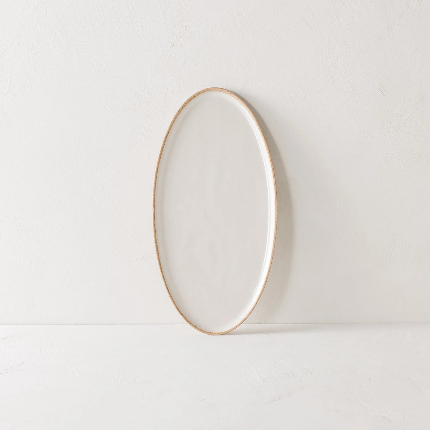 Stoneware Serving Tray - White