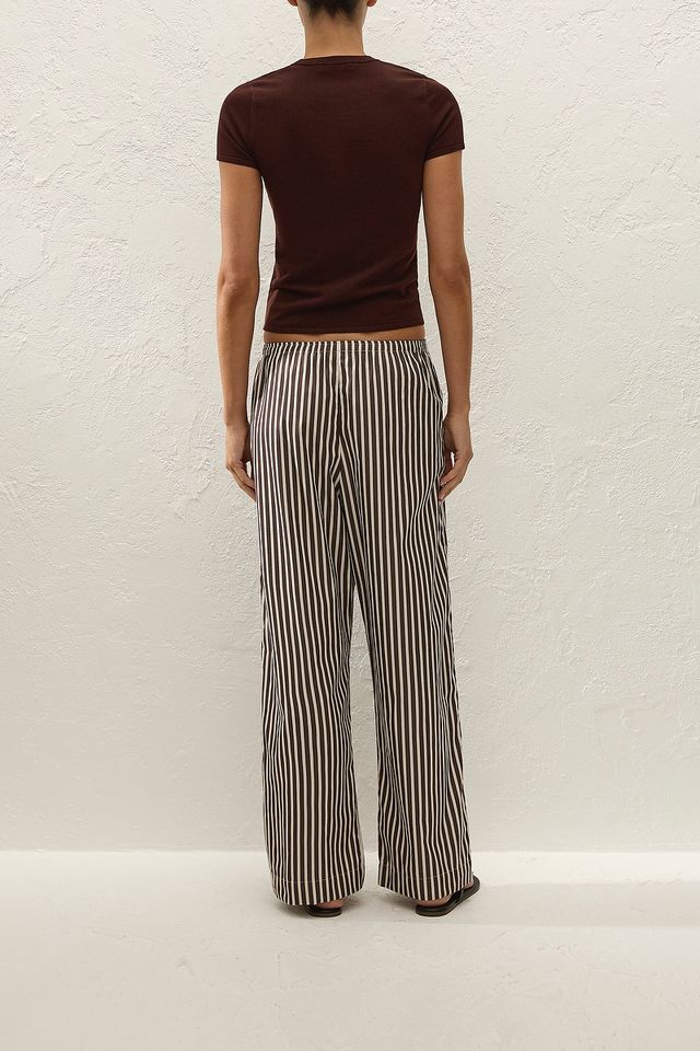 Paloma Pant - Rita Stripe Port
