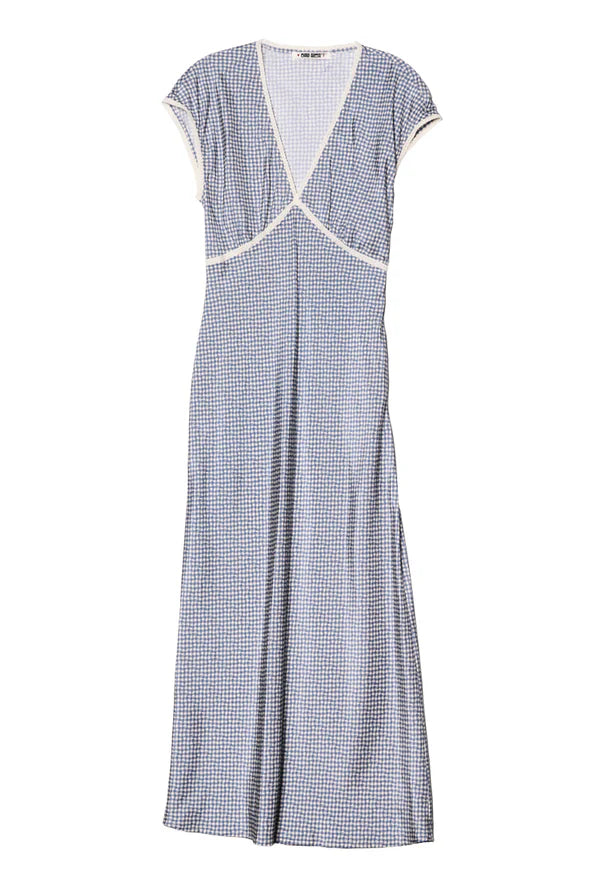Indine Dress - Gingham Silk