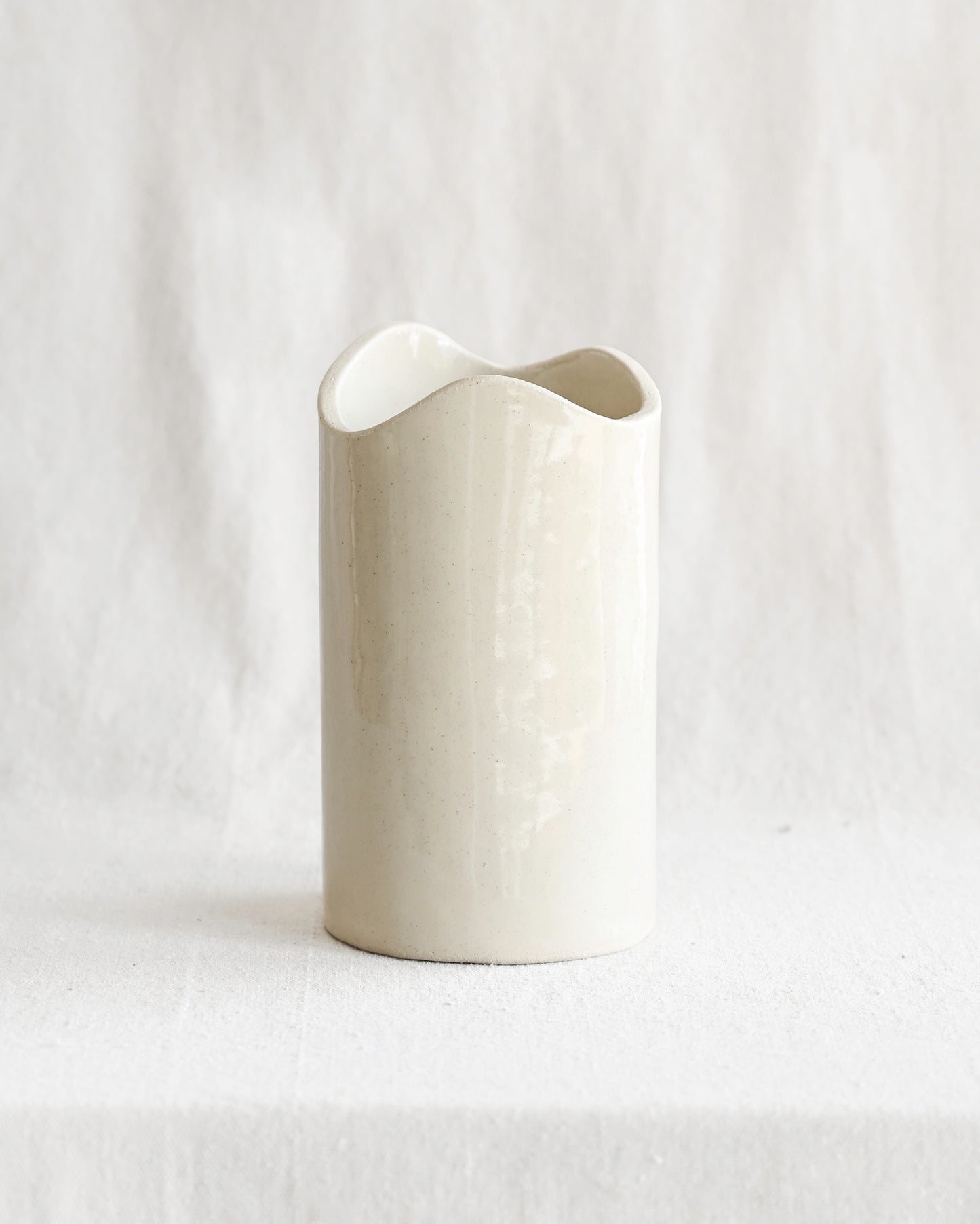 Swell Utensil Holder / Vase - Ivory