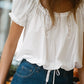 Gabi Top - Fernanda Lace Antique White