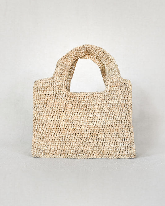 Heidi Raffia Mini Tote Bag
