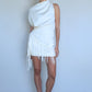 Manon Scarf Mini Dress - Cream