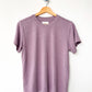 Bo Linen Blend Tee - Lavender