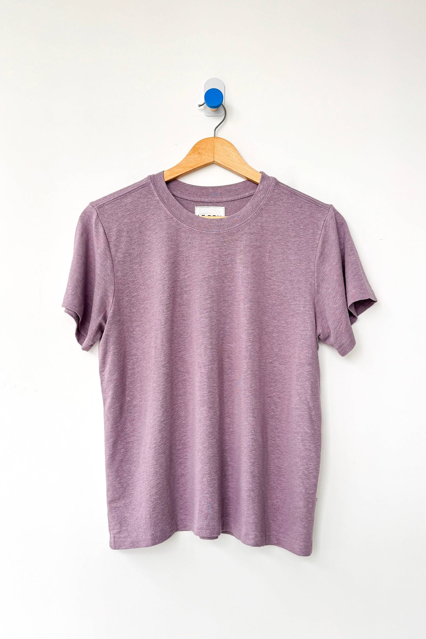 Bo Linen Blend Tee - Lavender
