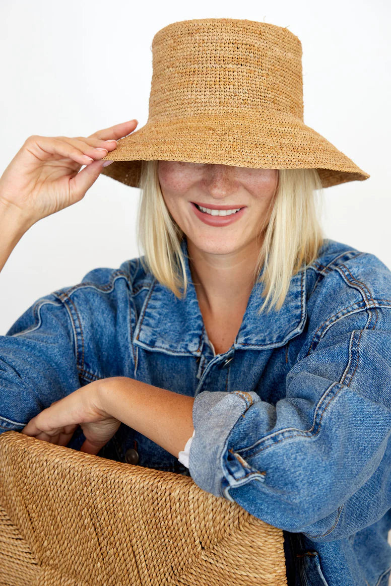 Crochet Bucket Hat - Natural