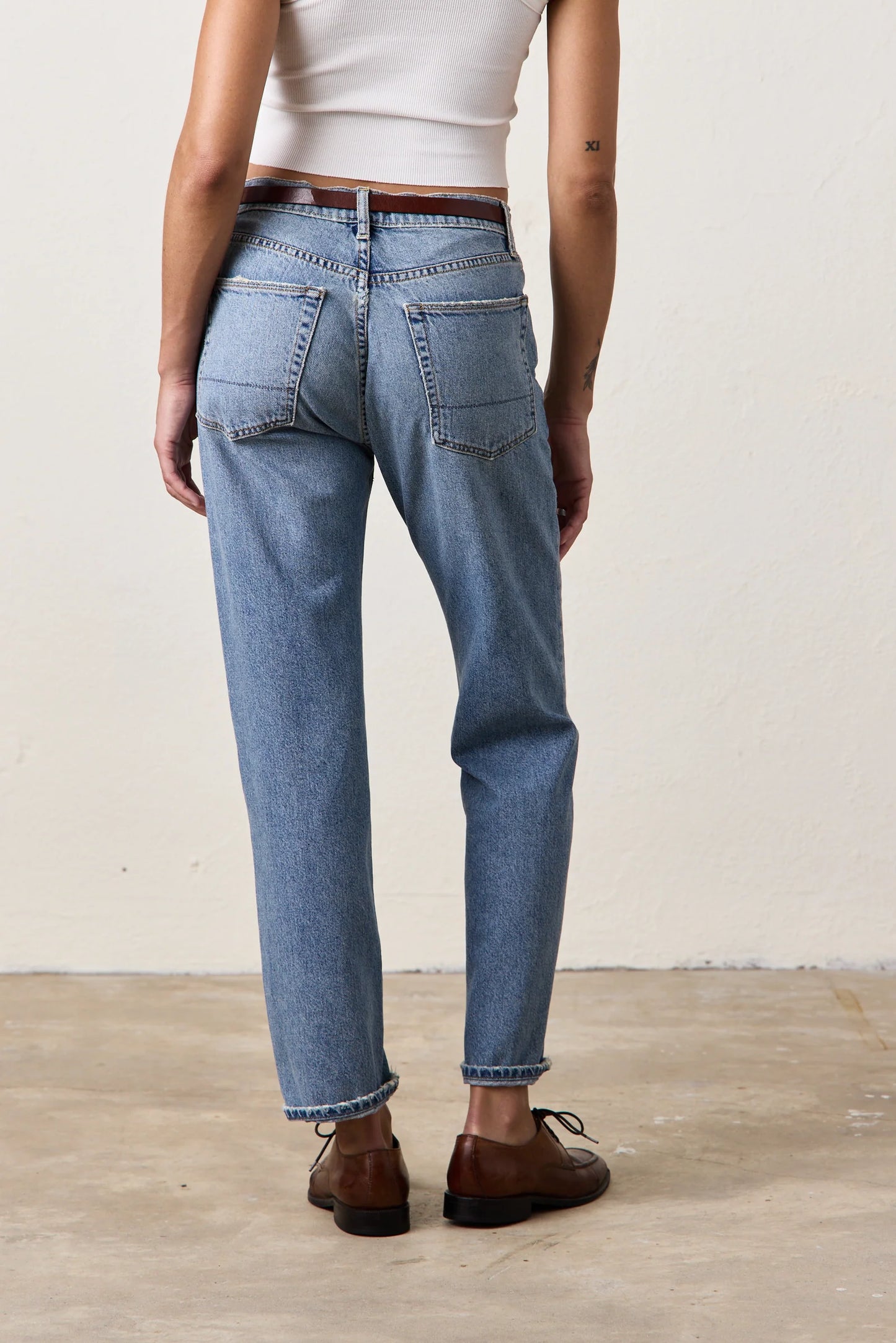 Owen Slouchy Straight Jean - Oceanside Wash