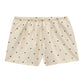 Silk Taffeta Tap Short - Creme Walnut Polka Dot