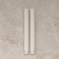 Cream Roman Taper Candle - Set of Two