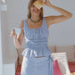 Gigi Top - Blue Stripe