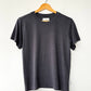 Bo Linen Blend Tee - Charcoal