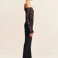 Kasbah Side Split Pant - Black