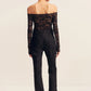 Kasbah Side Split Pant - Black