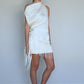 Manon Scarf Mini Dress - Cream