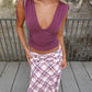 Valencia Top - Plum