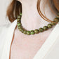 Rio Beaded Necklace - Green Jasper
