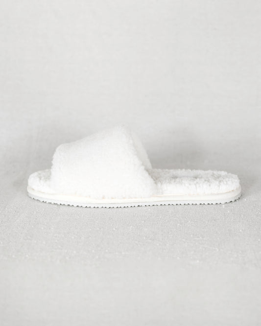 Shearling Slippers - Cream