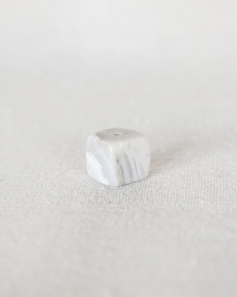Stone Incense Holder - Marble Grey