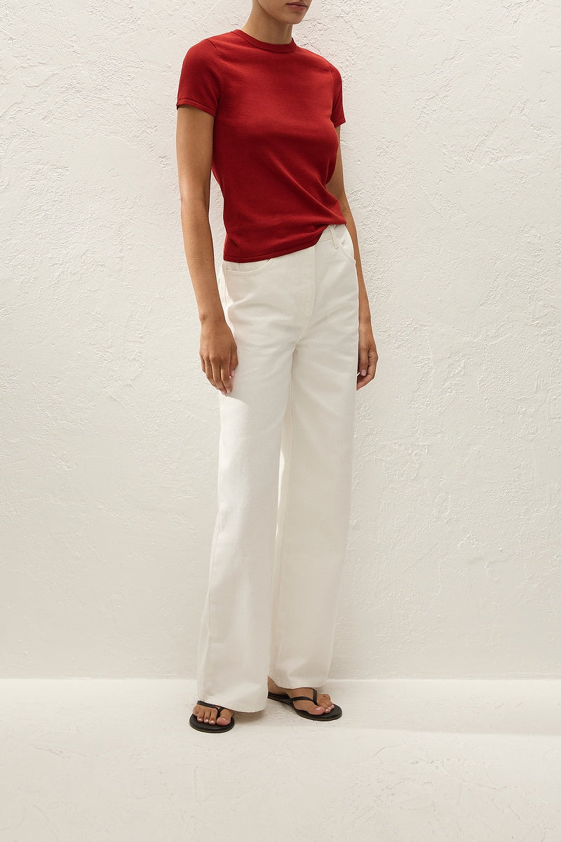 Leandra Shirt - Red Ochre