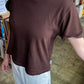 Airy Darling Tee - Dark Cacao